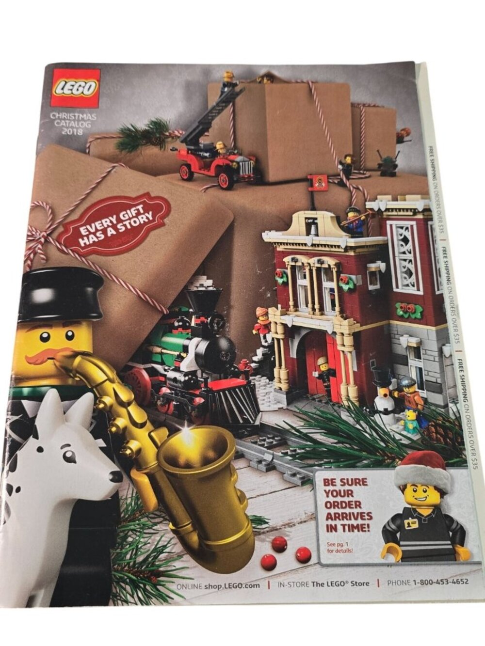 Lego 2018 Christmas Catalog Brick Kit Collector Ephemera Winter Village Holiday